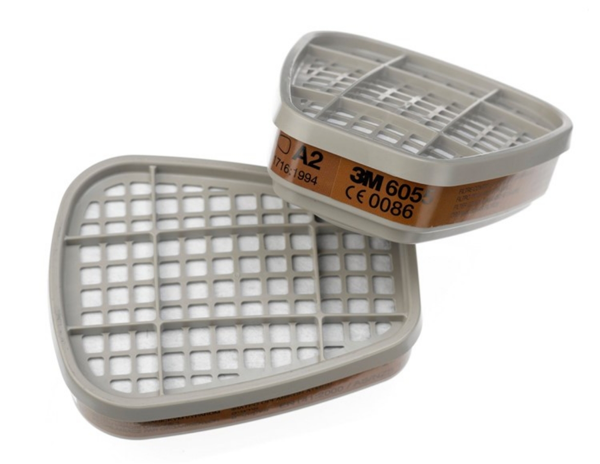 Picture of 3M™ Organic Vapour Cartridge Filter 6055, A2 > GT500084048