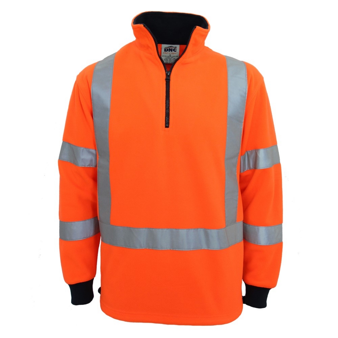 Picture of DNC HiVis Rail X Back & Biomotion Taped Polar Fleece 300gsm