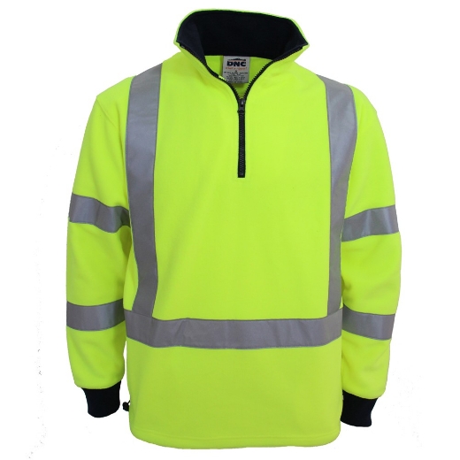 Picture of DNC HiVis Rail X Back & Biomotion Taped Polar Fleece 300gsm