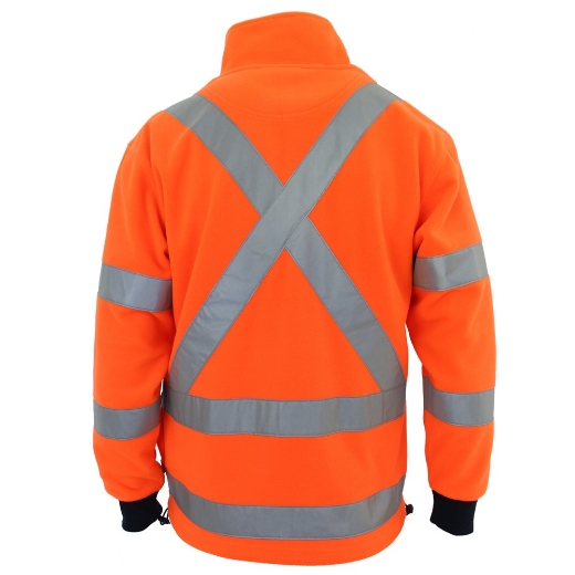 Picture of DNC HiVis Rail X Back & Biomotion Taped Polar Fleece 300gsm