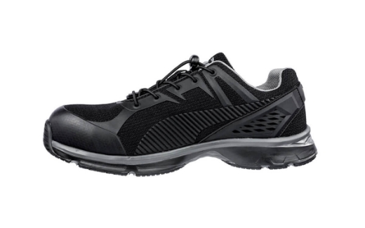 Picture of PUMA Relay Black Safety Running Jogger Black/Grey with Fibreglass Toe Cap