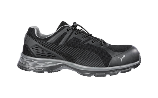 Picture of PUMA Relay Black Safety Running Jogger Black/Grey with Fibreglass Toe Cap