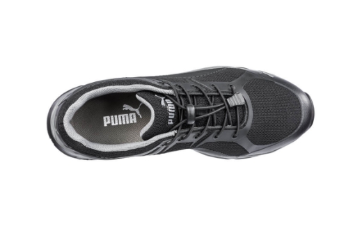 Picture of PUMA Relay Black Safety Running Jogger Black/Grey with Fibreglass Toe Cap