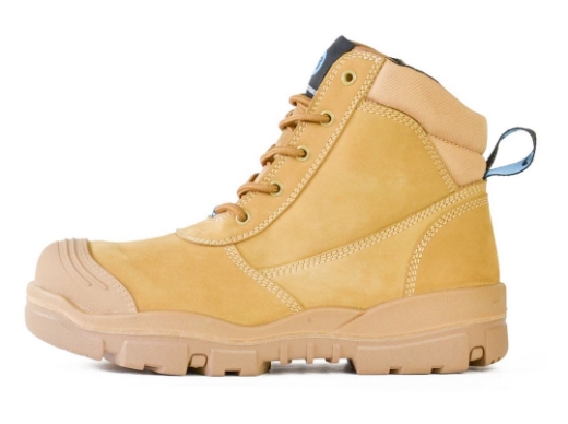 Picture of BATA Helix Horizon Wheat Nubuck Zip / Lace Up Safety Boot