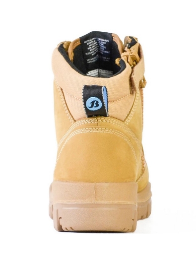 Picture of BATA Helix Horizon Wheat Nubuck Zip / Lace Up Safety Boot