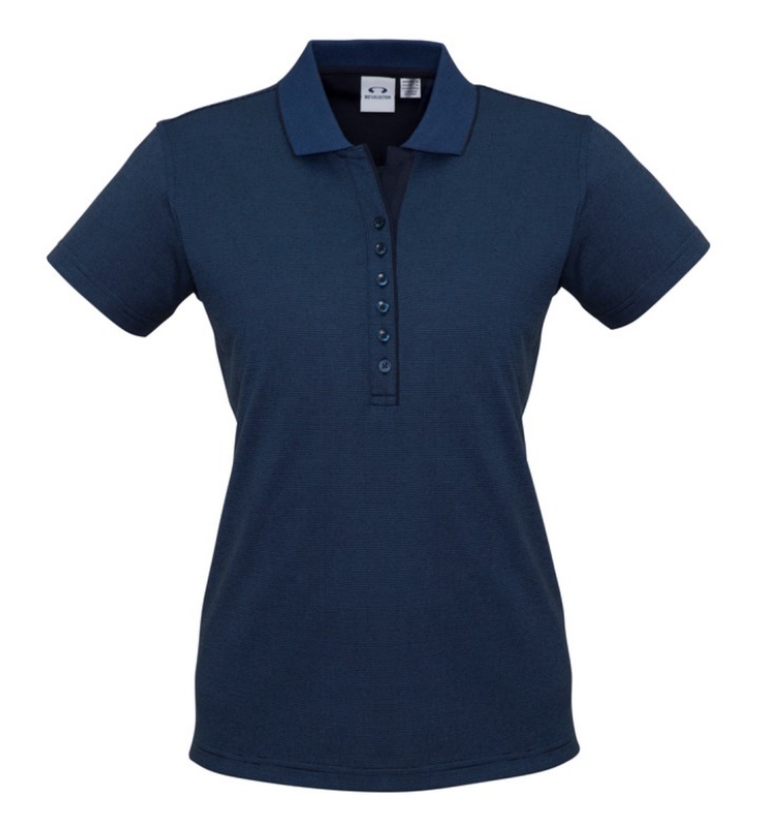 Picture of Biz Collection Ladies Shadow Polo Shirt 175gsm S/S