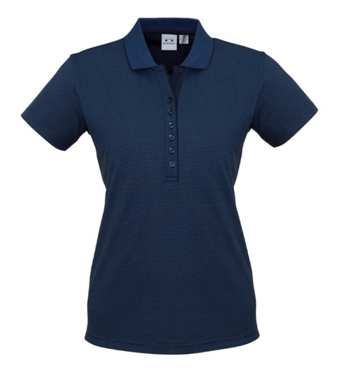 Picture of Biz Collection Ladies Shadow Polo Shirt 175gsm S/S