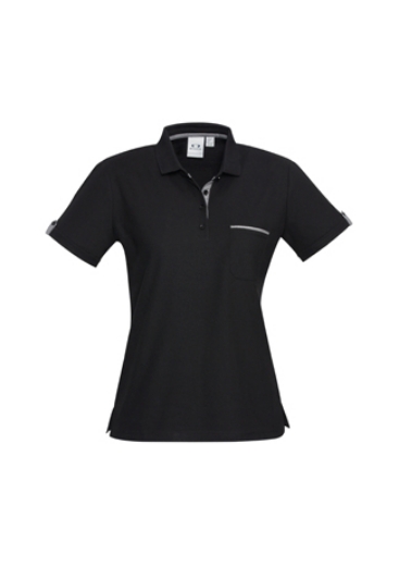 Picture of Biz Collection Ladies Edge Polo 65% Polyester, 35% Cotton Low Pill Pique Knit 210 GSM