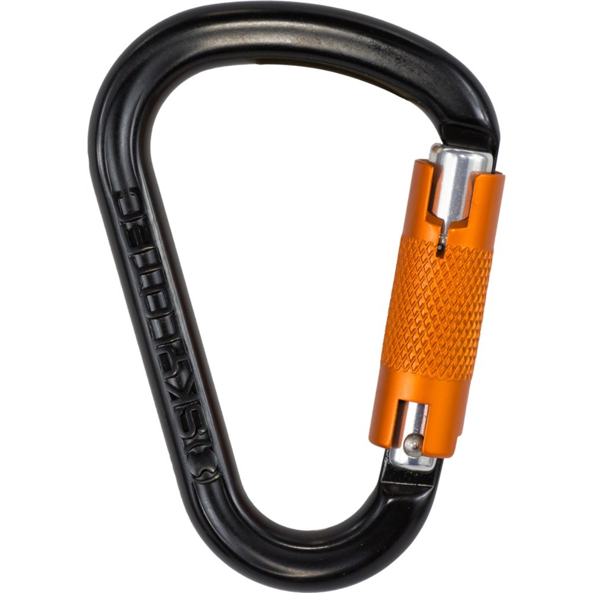 Picture of SKYLOTEC Passo TW 22kN Alloy Karabiner 30mm Twist Lock Gate BLACK/ORANGE 112 x 78mm