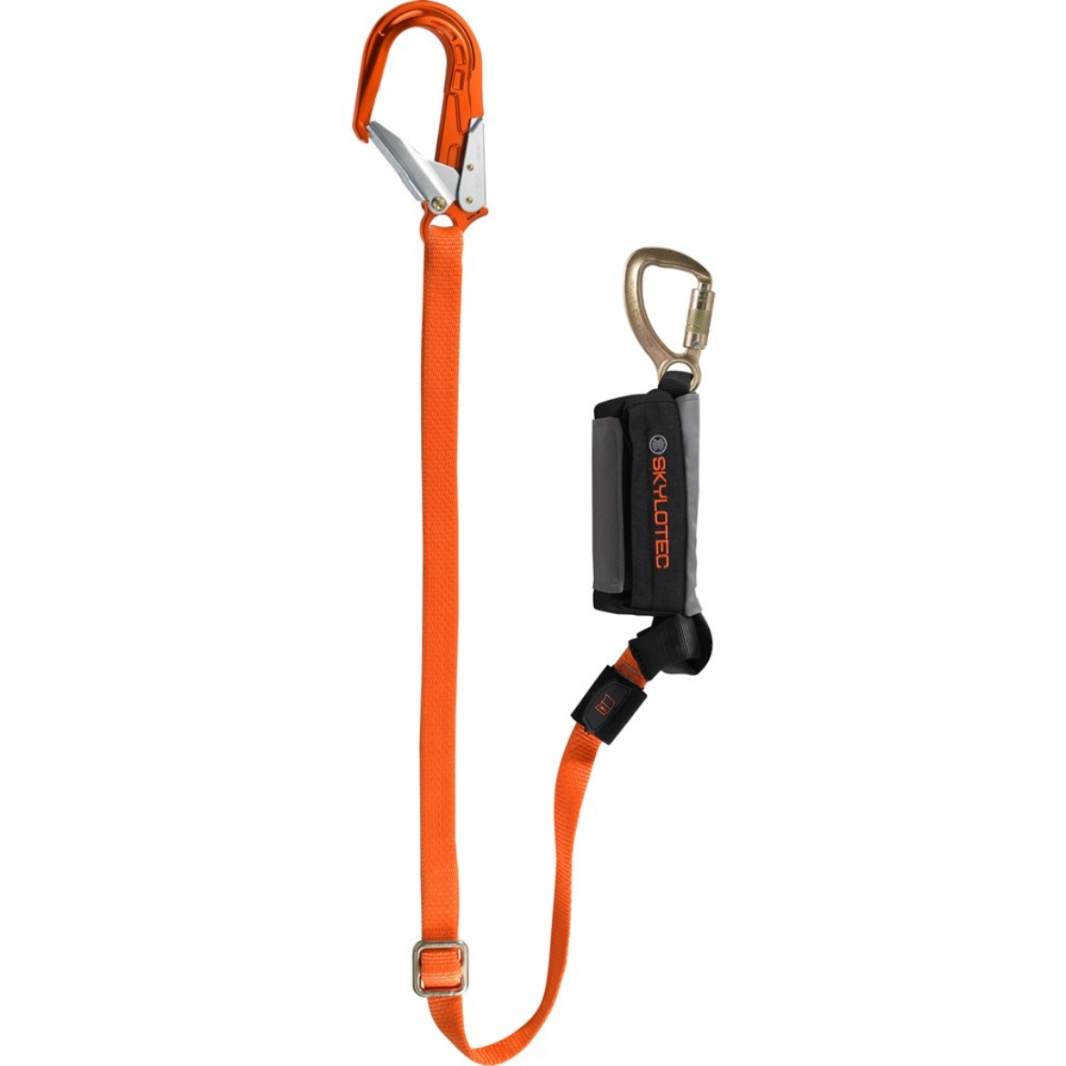 Picture of SKYLOTEC SKYSAFE PRO ADJUSTABLE lanyard 1.2mtr to 1.8mtr SINGLE Leg 25mm Webbing