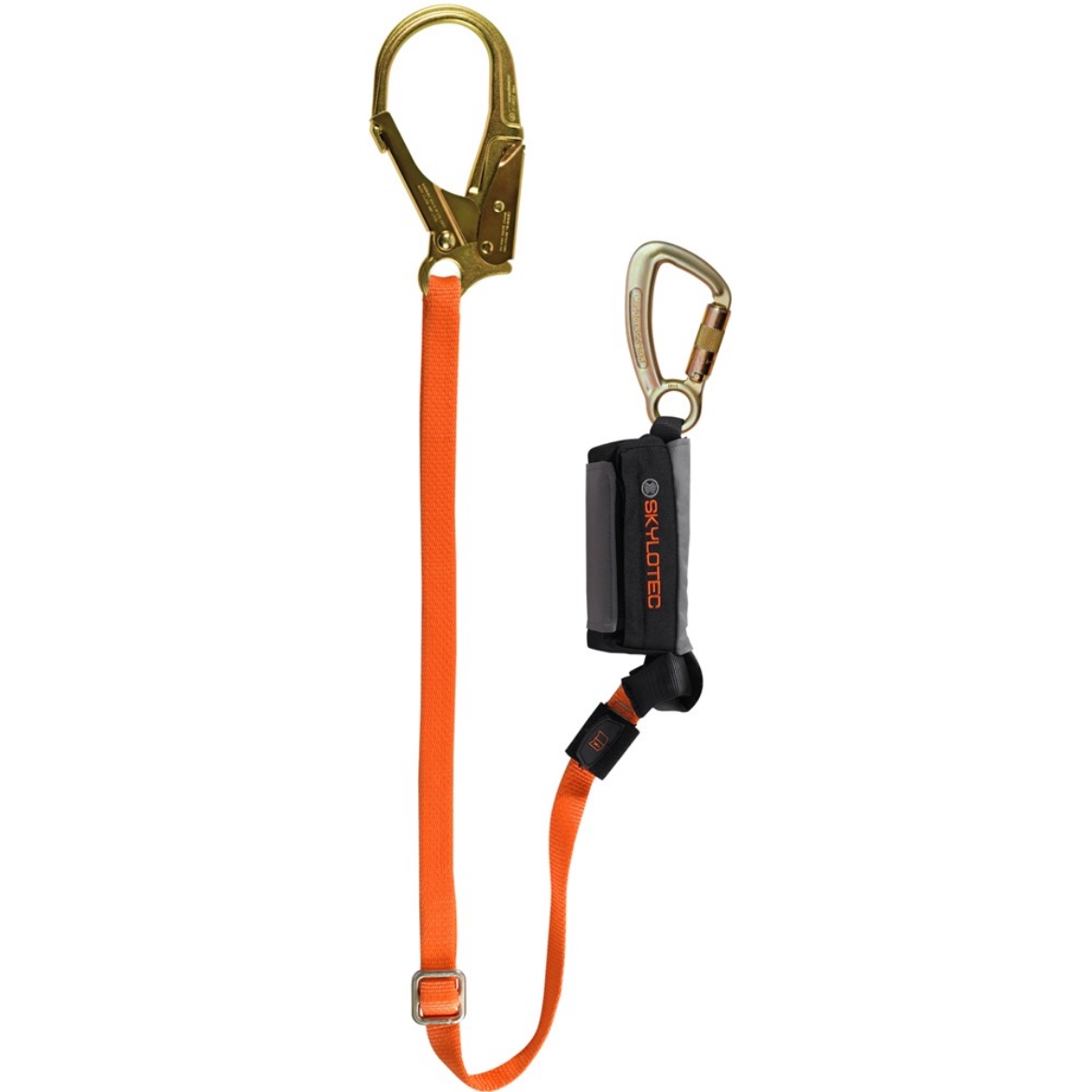 Picture of SKYLOTEC SKYSAFE PRO Adjustable Lanyard Hardware 22mm Gate Steel T/Action Karabiner & 60mm Gate Steel Scaffold Hook 1.2 to 1.8mt