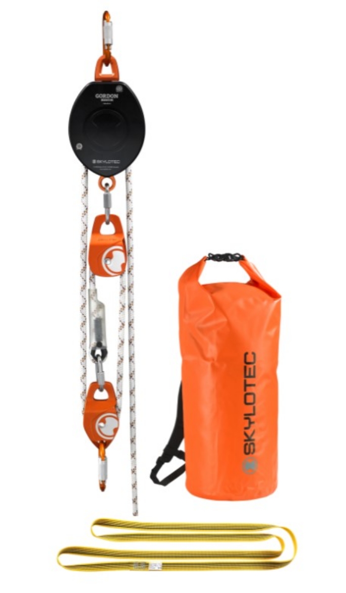 Picture of SKYLOTEC Features The Gordon 3:1 System 10.5mm Super Static Rope Length 45mt (Approx 15mt Travel Distance) SIZE 45mt