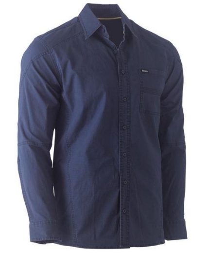 Picture of BISLEY Flex & Move™ Work Shirt 98% Cotton 2% Spandex 145gsm L/**DISCONTINUED**