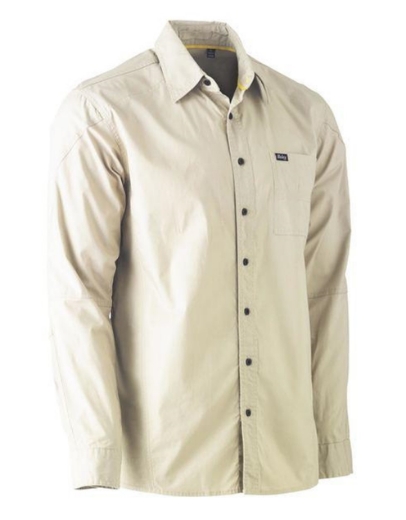 Picture of BISLEY Flex & Move™ Work Shirt 98% Cotton 2% Spandex 145gsm L/**DISCONTINUED**