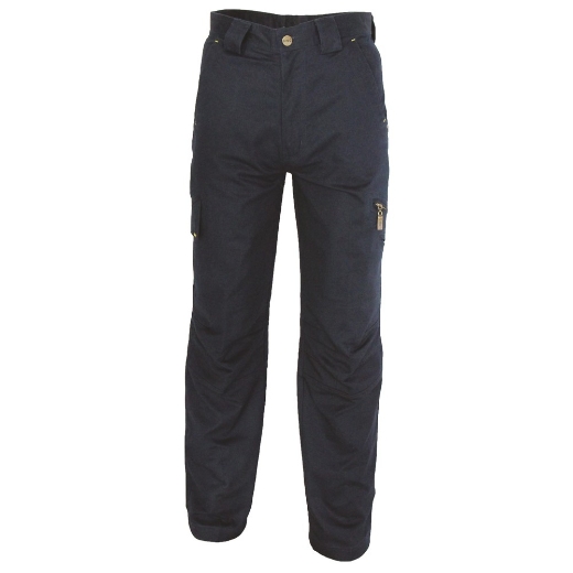 Picture of DNC RipStop Tradies Navy Cargo Pants 240gsm