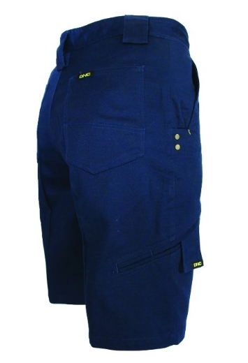 Picture of DNC RipStop Tradies Navy Cargo Shorts 240gsm