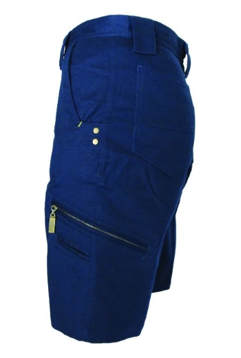 Picture of DNC RipStop Tradies Navy Cargo Shorts 240gsm