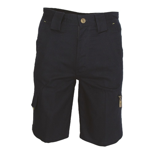 Picture of DNC RipStop Tradies Navy Cargo Shorts 240gsm