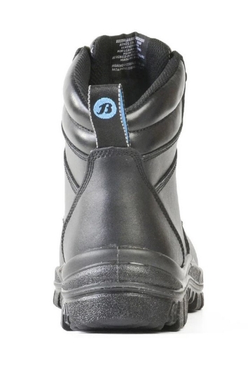 Picture of BATA Naturals Saturn Black Leather Lace Up Safety Boot