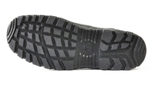 Picture of BATA Naturals Saturn Black Leather Lace Up Safety Boot