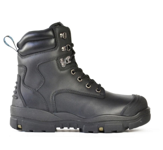 Picture of BATA Helix Longreach SC Black Leather 6” Lace Up Safety Boot (Scuff Cap)