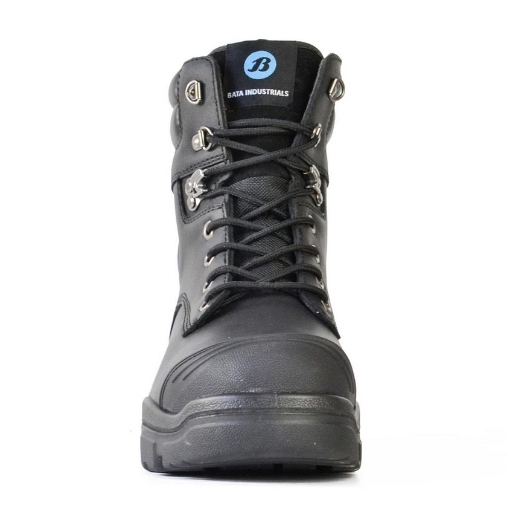 Picture of BATA Helix Longreach SC Black Leather 6” Lace Up Safety Boot (Scuff Cap)