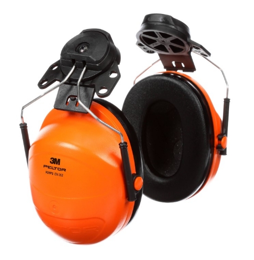 Picture of 3M™ PELTOR™ Hi-Viz Cap-Mount Earmuffs Hearing Conservation Class 4 SCL80 25dB > AT010592841