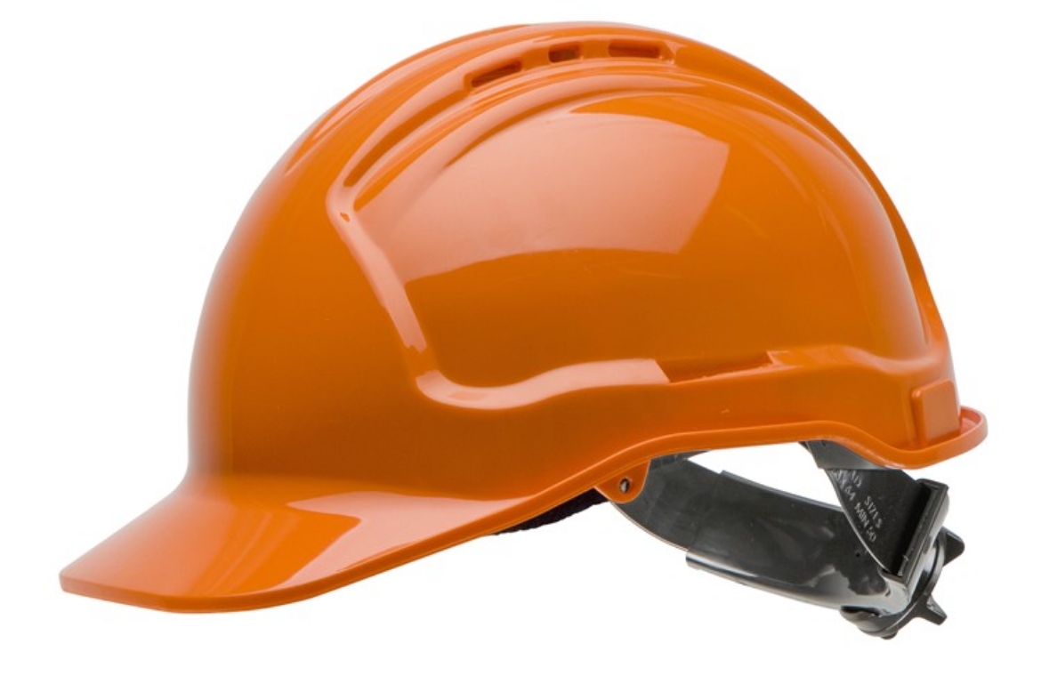 Picture of Tuffgard Premium Hard Hat, Type 1, Vented, 6 Point Ratchet Harness