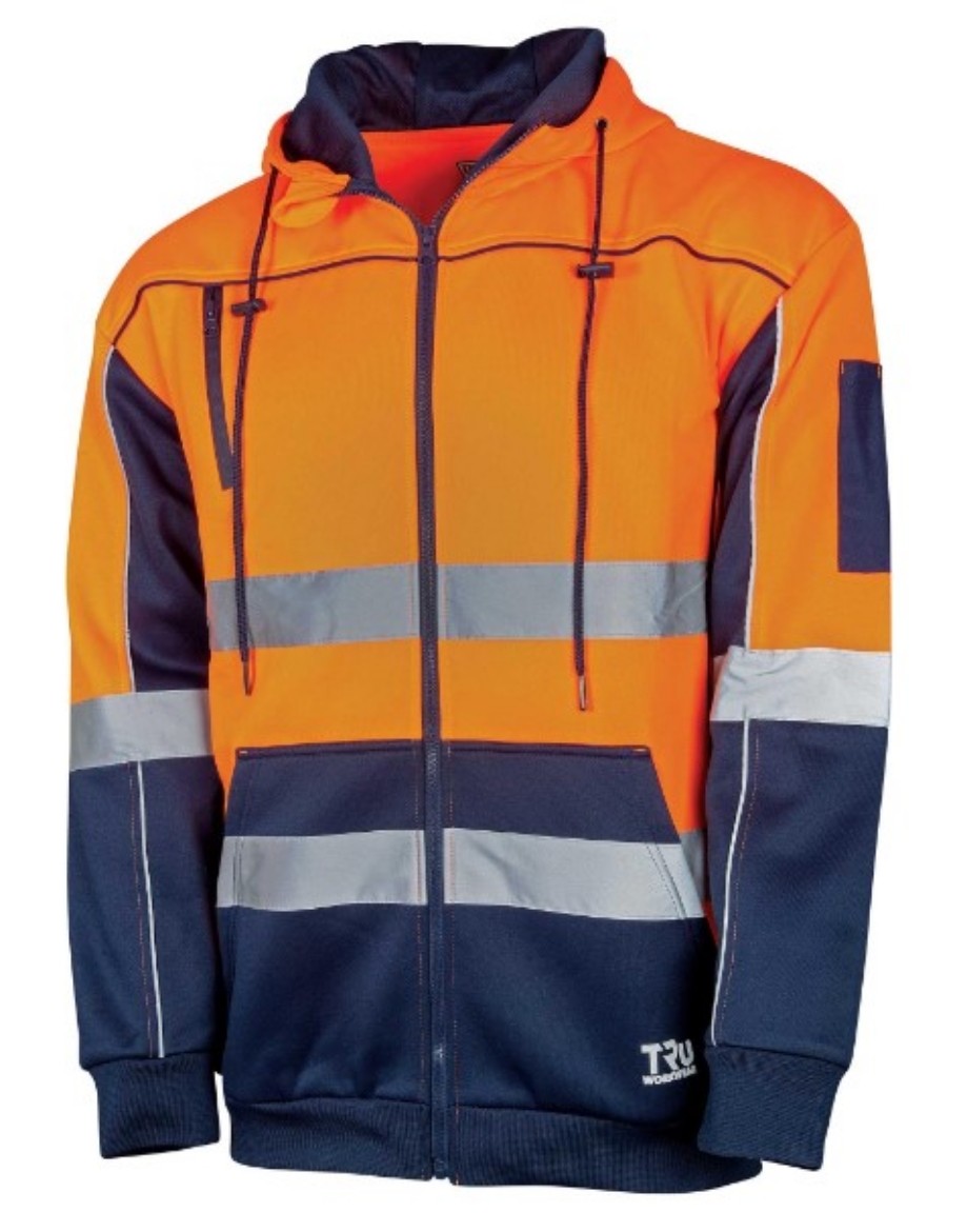 Picture of TRU WORKWEAR Two-Tone Fleece Hoodie With Reflective Tape