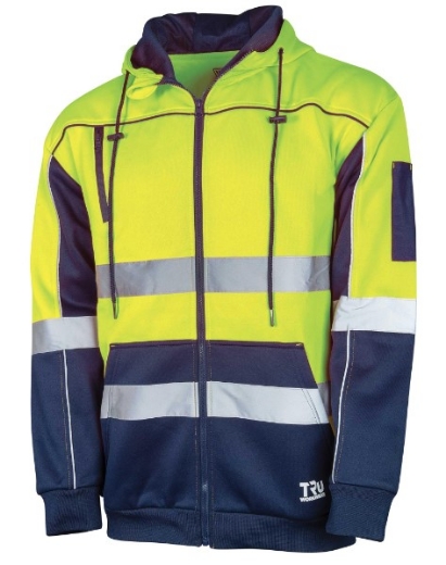 Picture of TRU WORKWEAR Two-Tone Fleece Hoodie With Reflective Tape