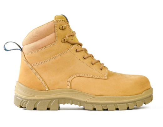 Picture of BATA Wheat Nubuck Lace Up Safety Boot