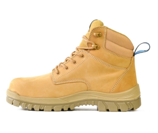 Picture of BATA Wheat Nubuck Lace Up Safety Boot