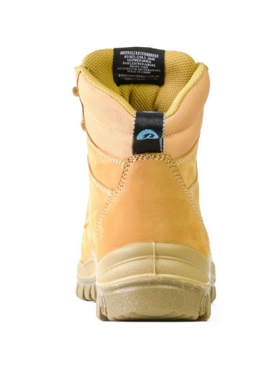 Picture of BATA Wheat Nubuck Lace Up Safety Boot