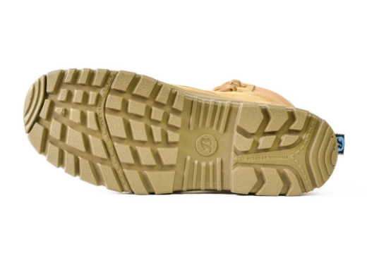 Picture of BATA Wheat Nubuck Lace Up Safety Boot