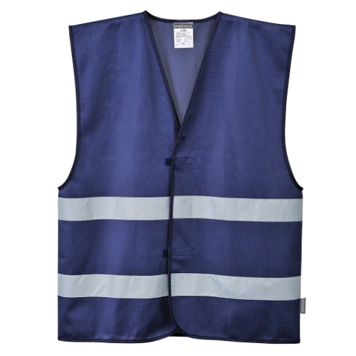 Picture of PORTWEST Iona Vest 100% Polyester Warp Knit with 3M Tape 125g