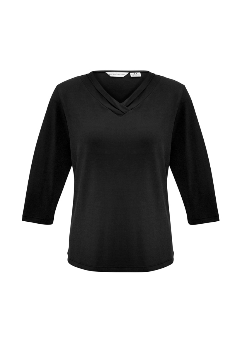 Picture of Biz Collection Womens Lana ¾ Sleeve Top