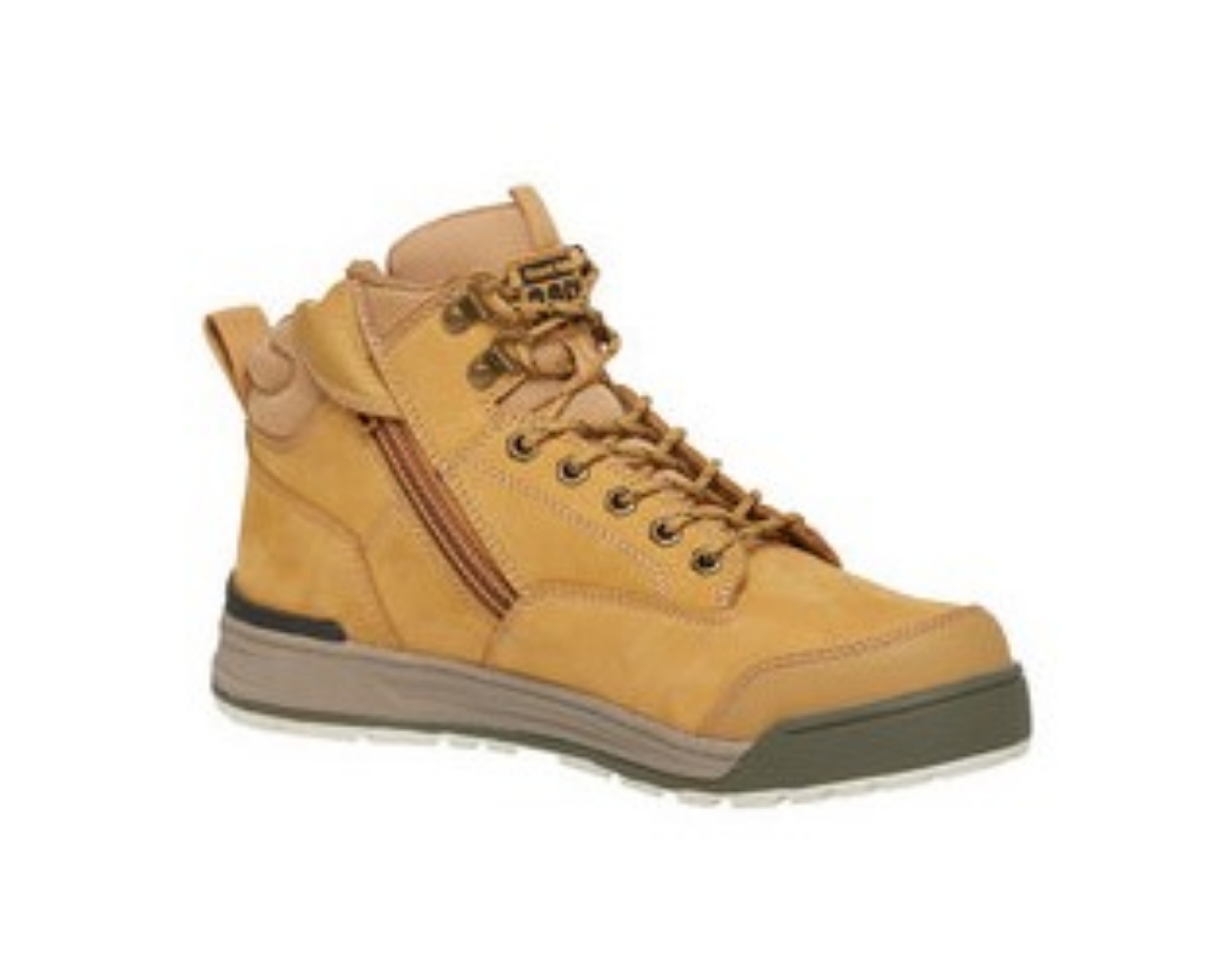 Picture of HARD YAKKA 3056 Lace Zip Boot > Wheat