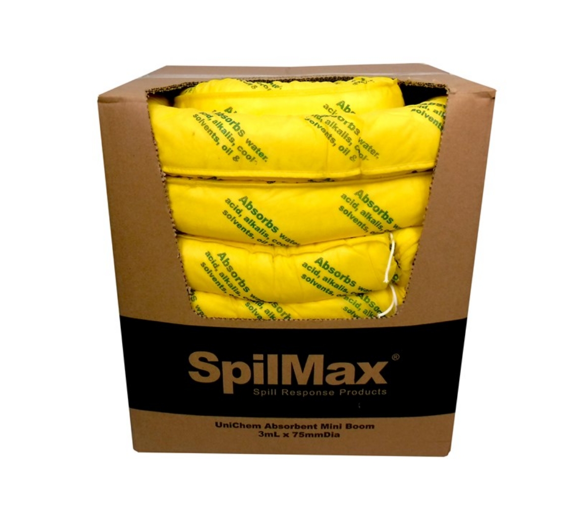 Picture of SpilMax® UniChem Mini Booms (3mL x 75mm Dia) -