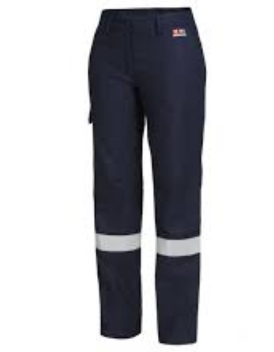 Picture of HARD YAKKA Womens Shieldtec FR HRC2 Navy Taped Cargo Pant 235gsm