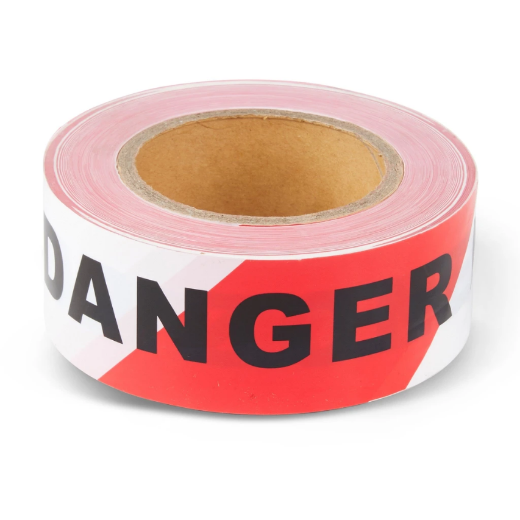 Picture of GRIPPS DROP ZONE Barrier Tape Size 50mm x 100m Max Load N/A (KG)