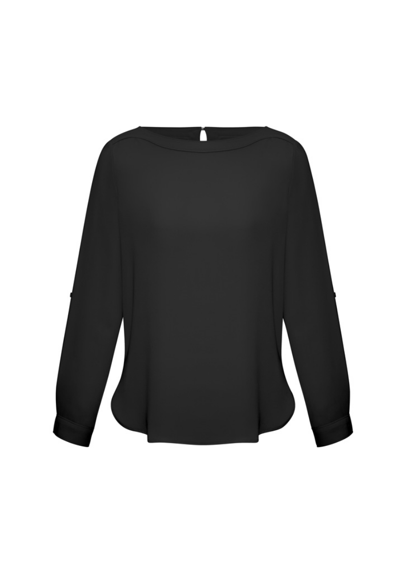 Picture of Biz Collection Womens Madison Boatneck Top L/S