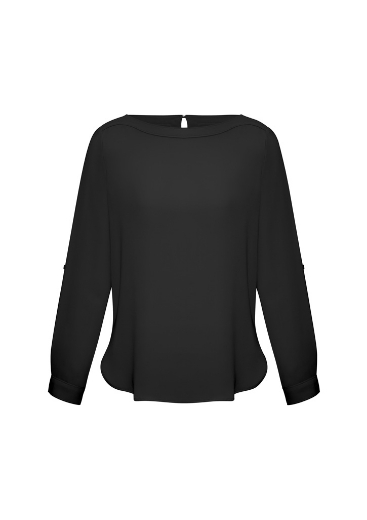 Picture of Biz Collection Womens Madison Boatneck Top L/S