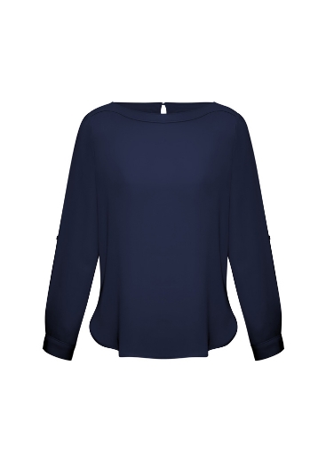 Picture of Biz Collection Womens Madison Boatneck Top L/S