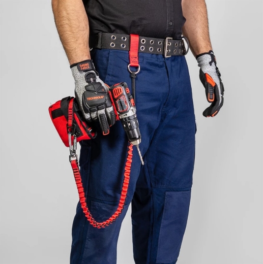 Picture of GRIPPS Bungee Tether Dual-Action Swivel Carabiner - 7.0kg