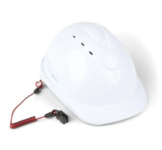 Picture of GRIPPS Coil Hard Hat Tether (Non-Conductive) Size N/A Max Load 0.5 (KG)
