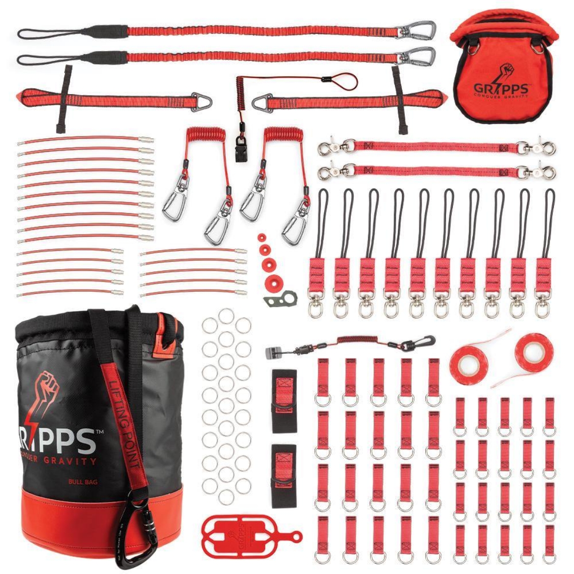 Picture of GRIPPS 60 Tool Tether Kit With Bull Bag and Bolt-Safe Pouch