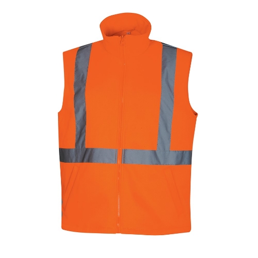Picture of TRU WORKWEAR NSW Rail Approved SP Orange X Back 3 in 1 Jacket with Removable Fleece Inner Vest No Detachable Sleeves on Vest