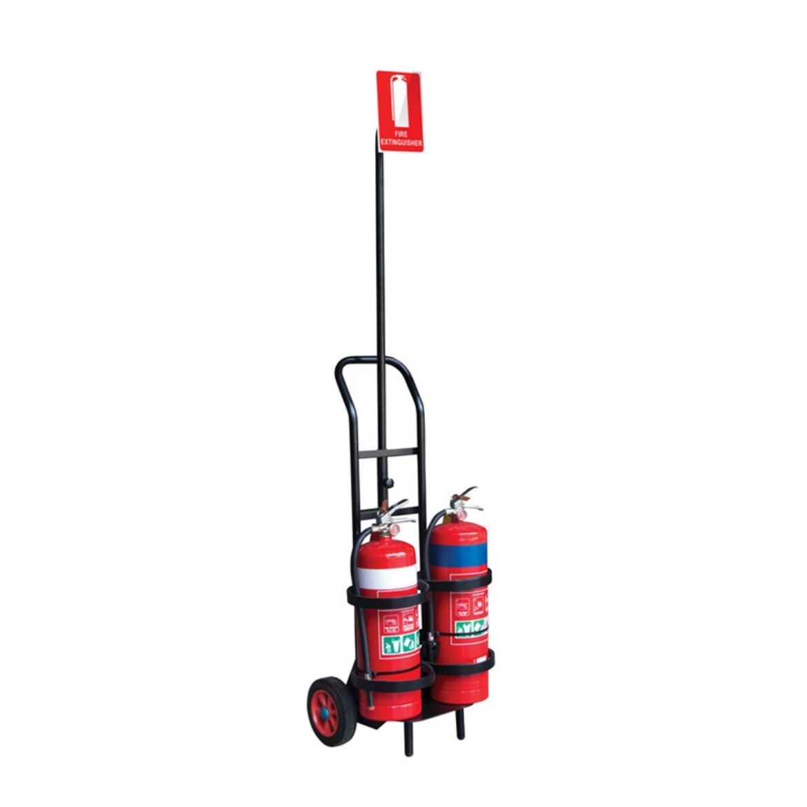Picture of MEGAFIRE Portable Extinguisher Trolley (Suits 2 x 9kg)
**EXTINGUISHER NOT INCLUDED**