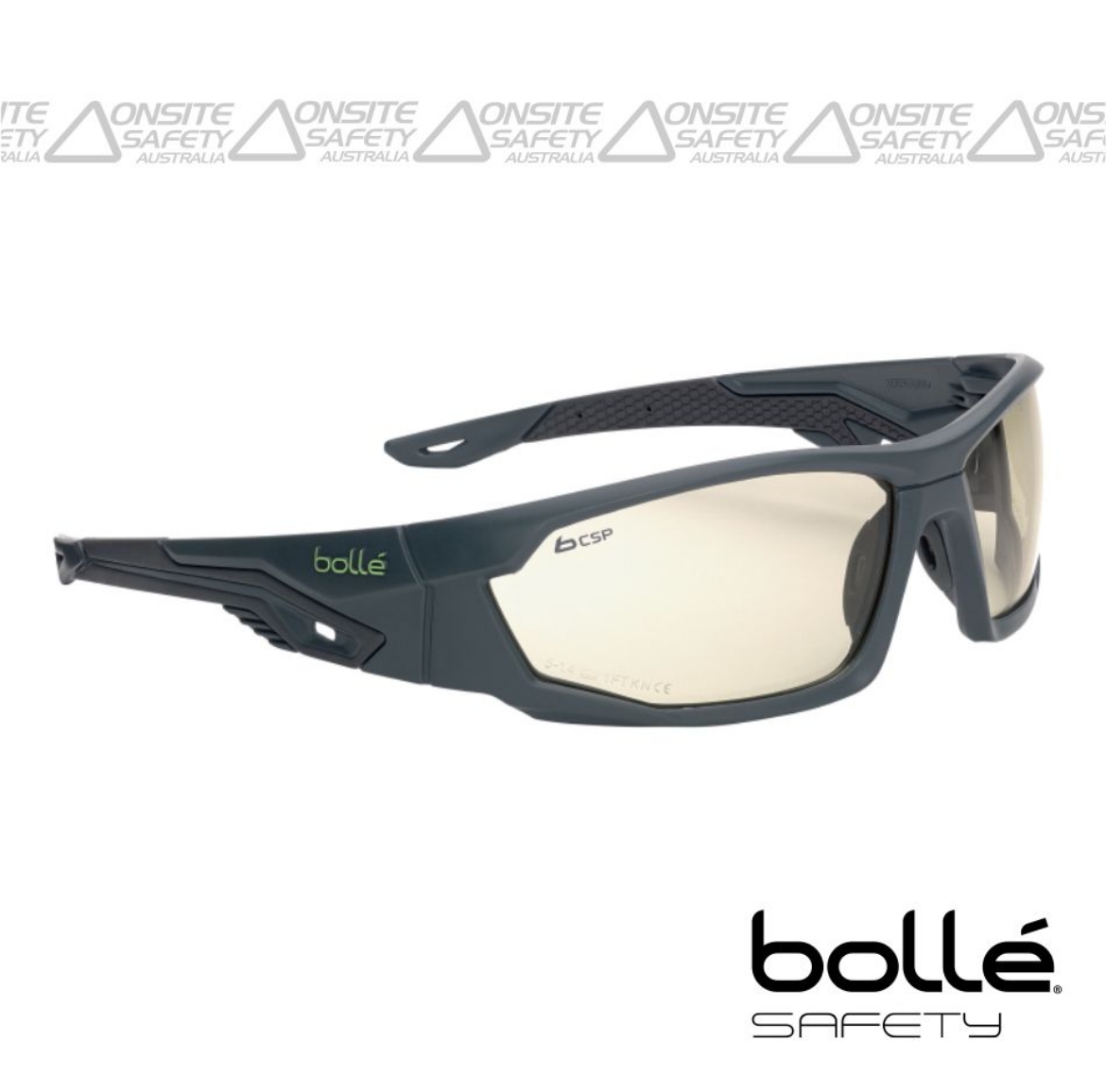 Picture of BOLLE Mercuro Grey / Black Temples Platinum AS/AF CSP Lens