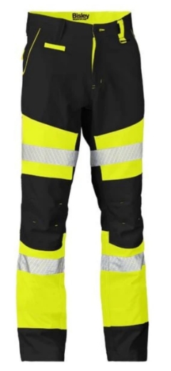 Picture of BISLEY Taped Biomotion Hi Vis Two Tone Pants 245gsm